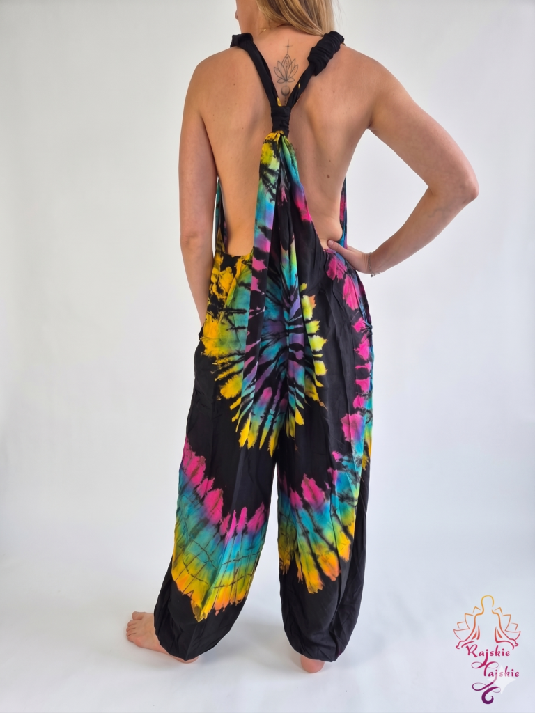 Kombinezon ręcznie barwiony metodą Tie Dye – model K7F