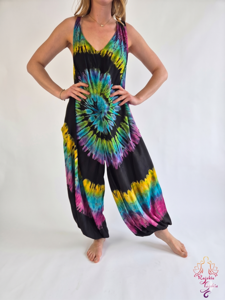Kombinezon ręcznie barwiony metodą Tie Dye – model K7G