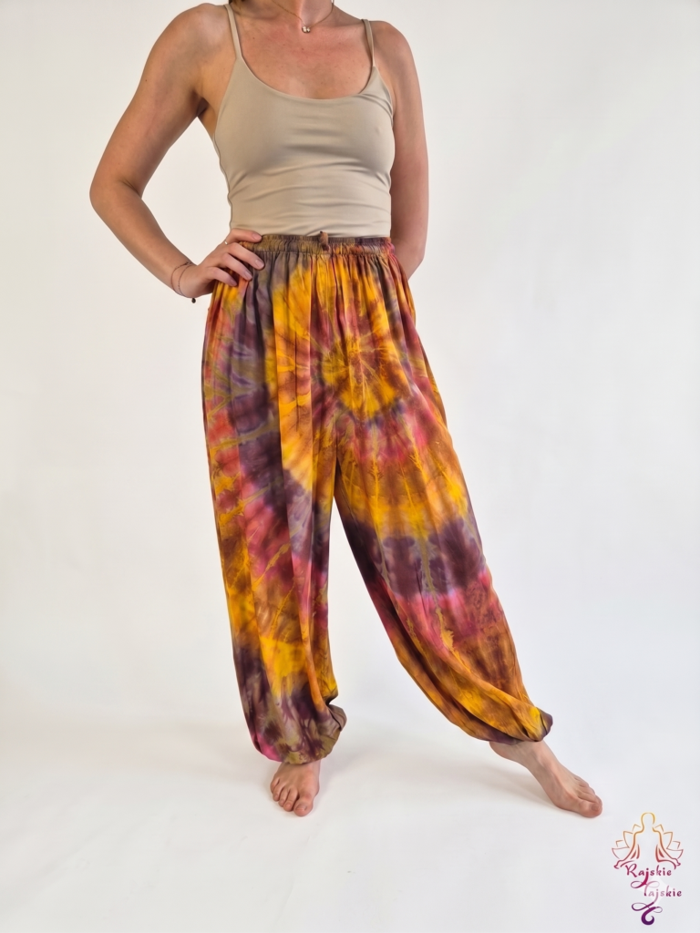 Klasyczne spodnie tie dye – model S22EE