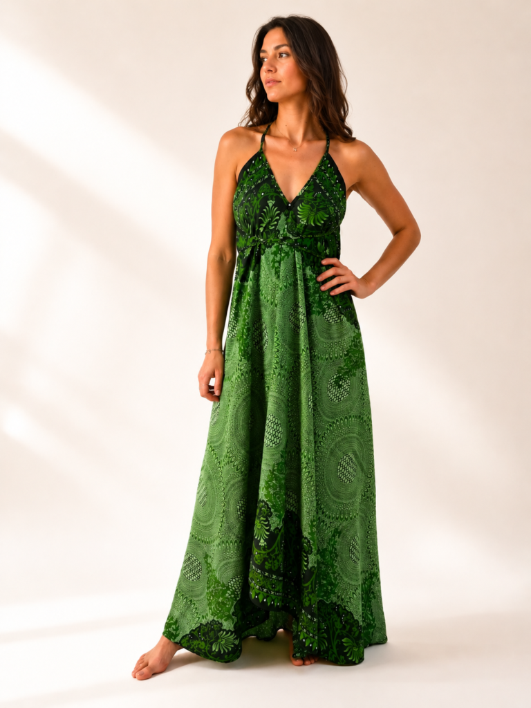 Lekka i przewiewna sukienka w stylu MAXI boho – SM202