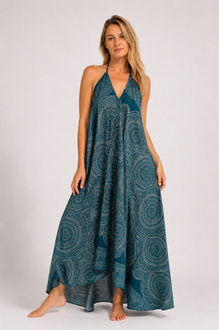 Lekka i przewiewna sukienka w stylu MAXI boho – SM214
