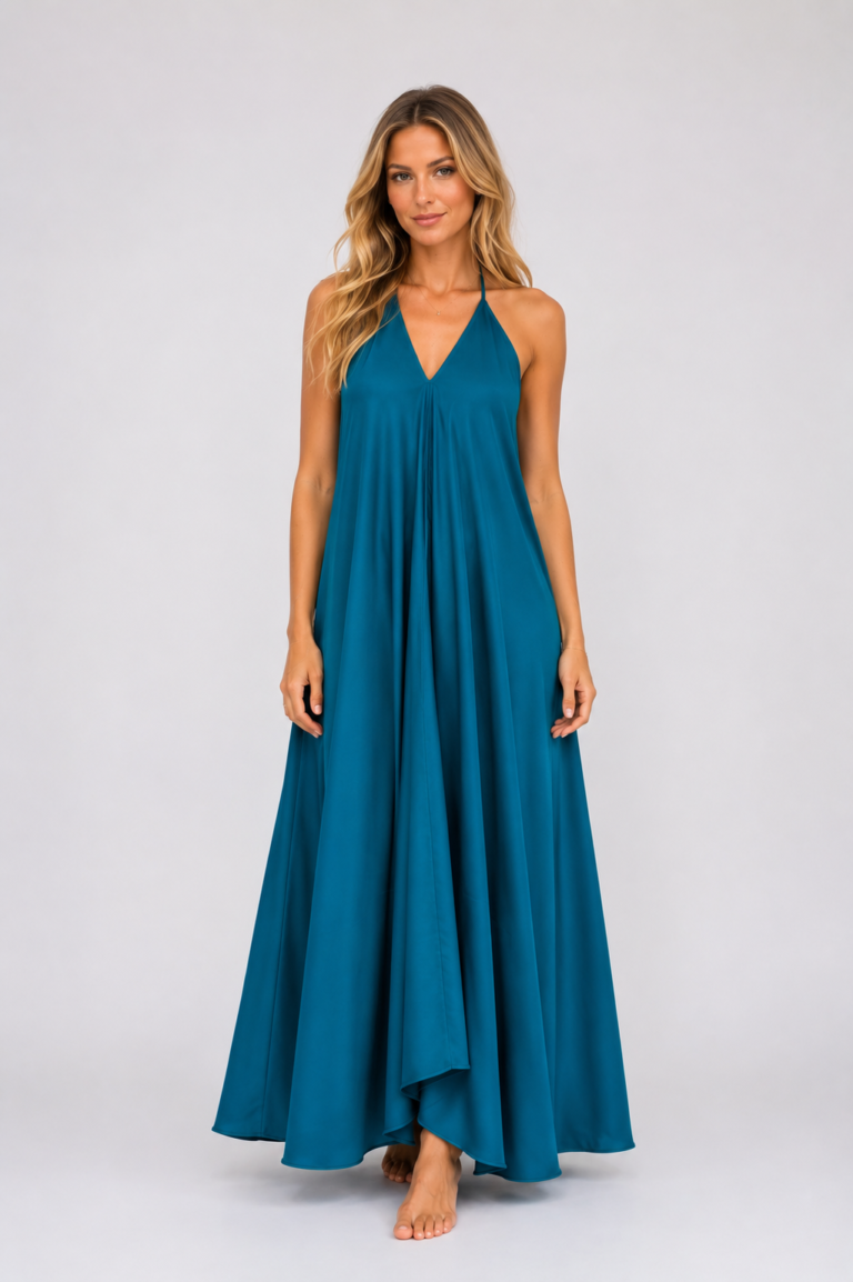 Lekka i przewiewna suknia MAXI boho – SM204