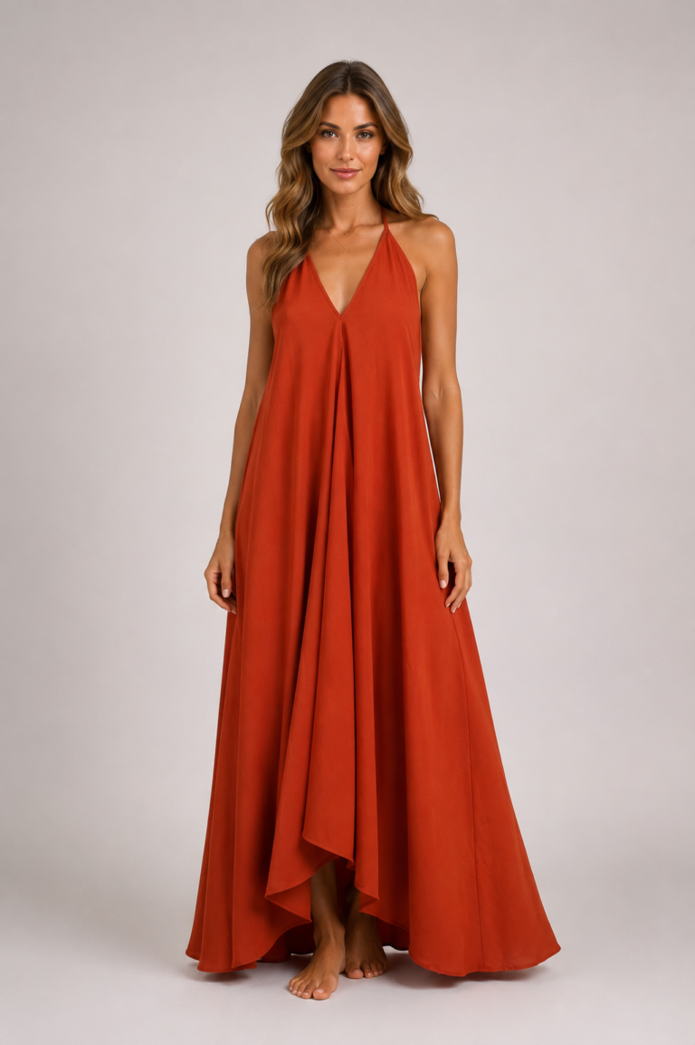Lekka i przewiewna suknia MAXI boho – SM206