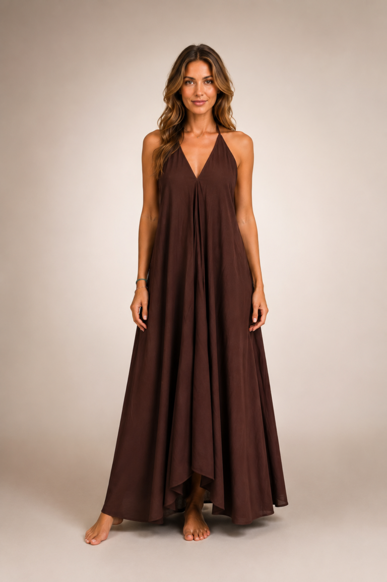 Lekka i przewiewna suknia MAXI boho – SM207