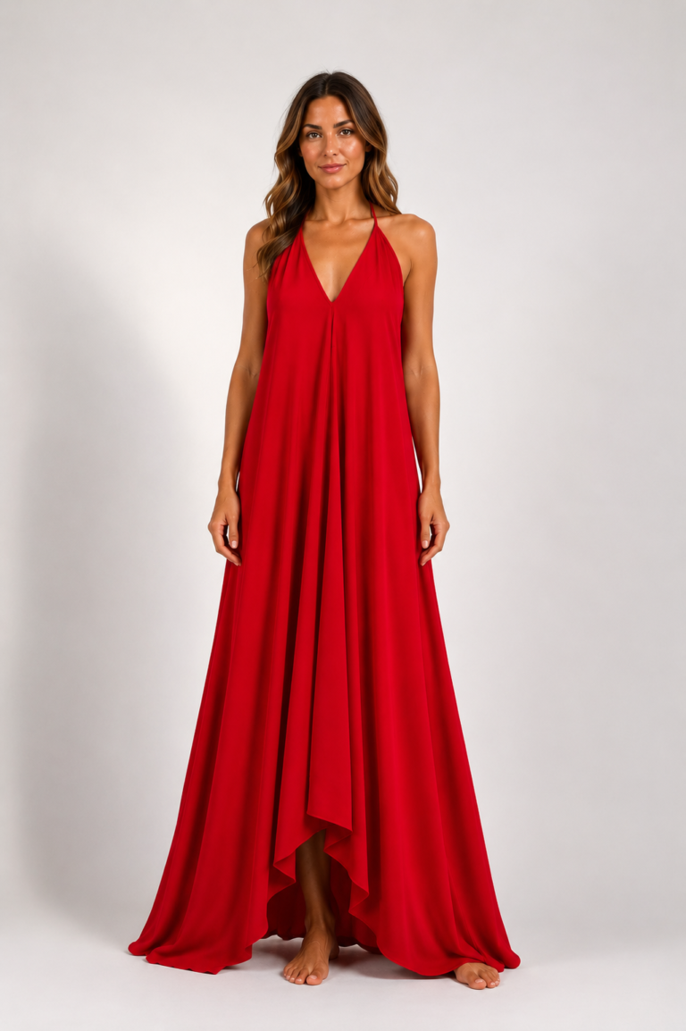 Lekka i przewiewna suknia MAXI boho – SM210