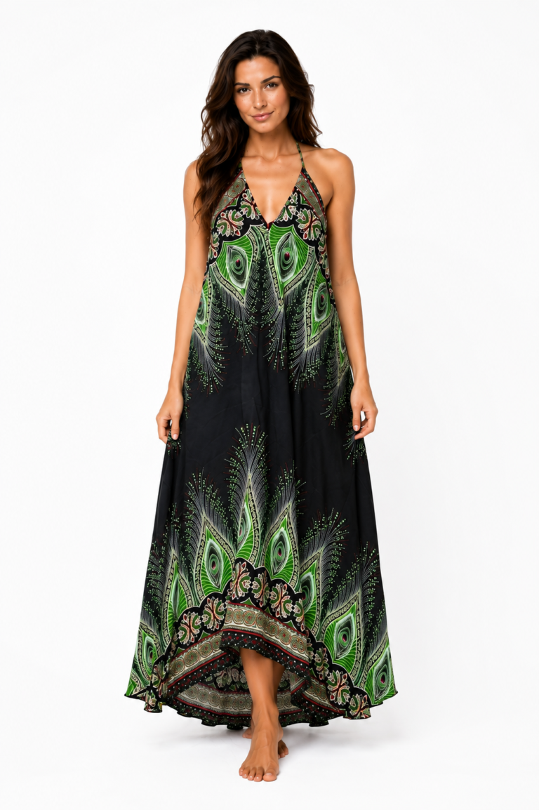 Lekka i przewiewna suknia MAXI boho – SM211