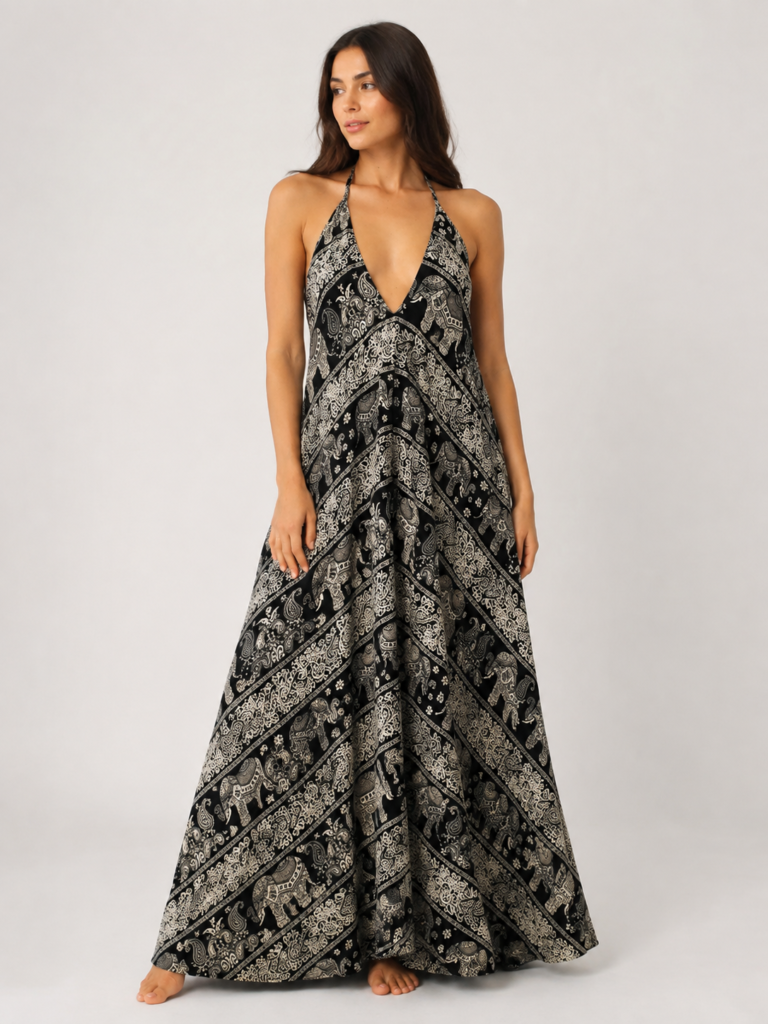 Sukienka w stylu maxi boho – SM101